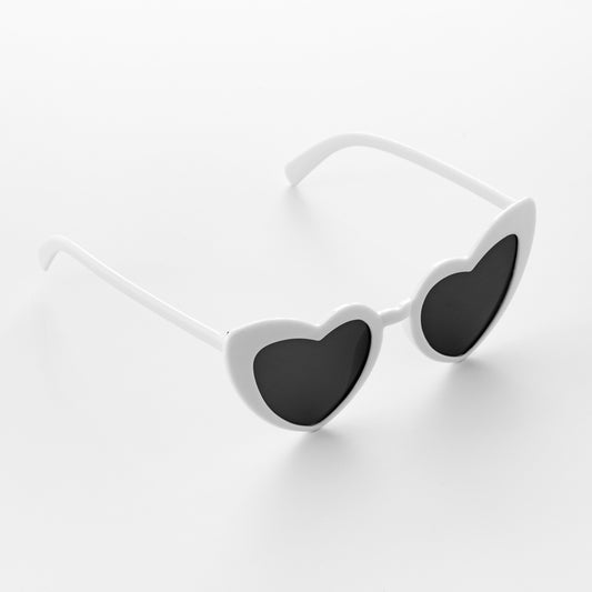 WHITE HEART GLASSES