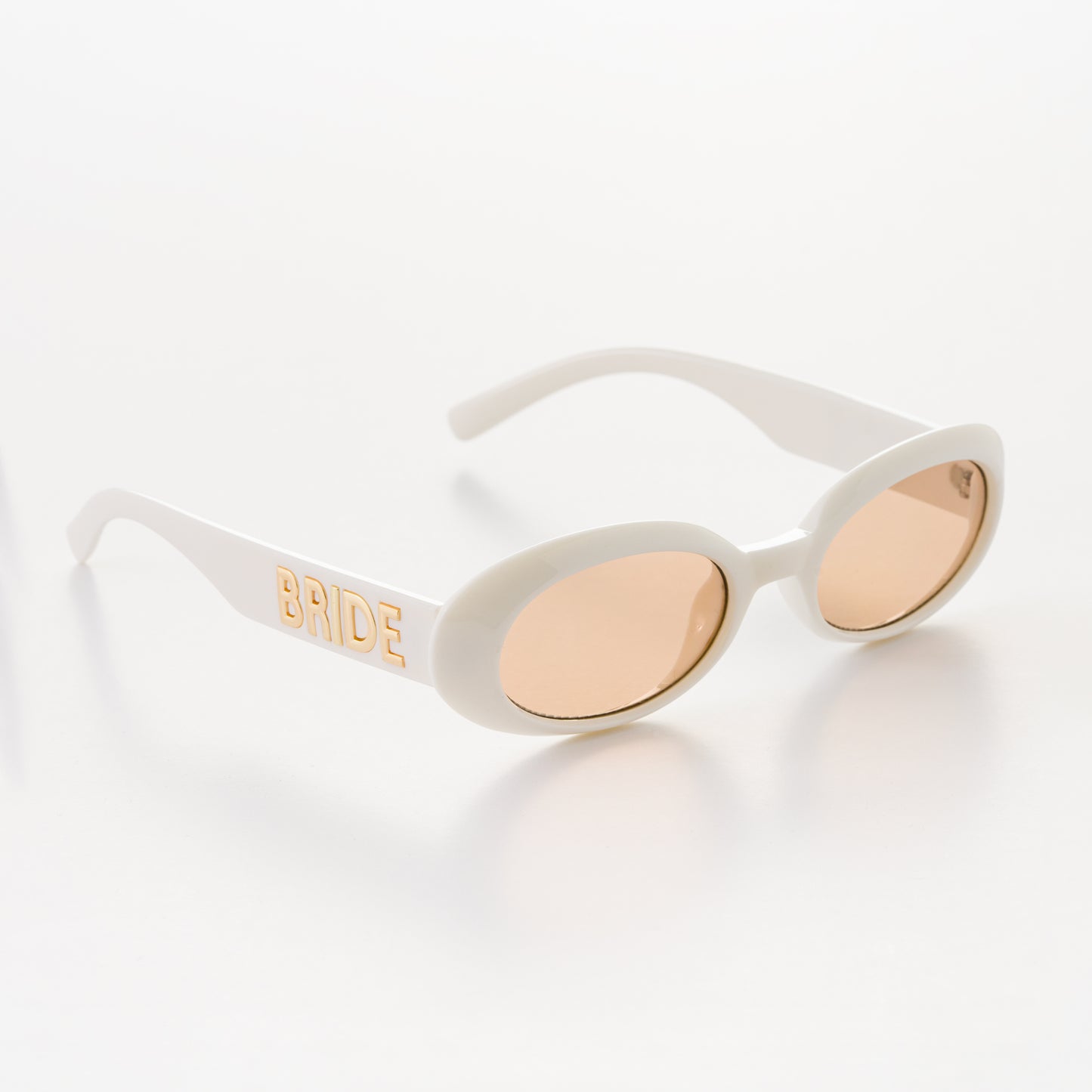 BRIDE CREAM OVAL SUNGLASSES