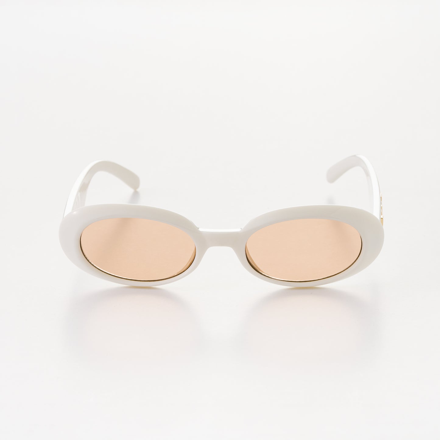 BRIDE CREAM OVAL SUNGLASSES