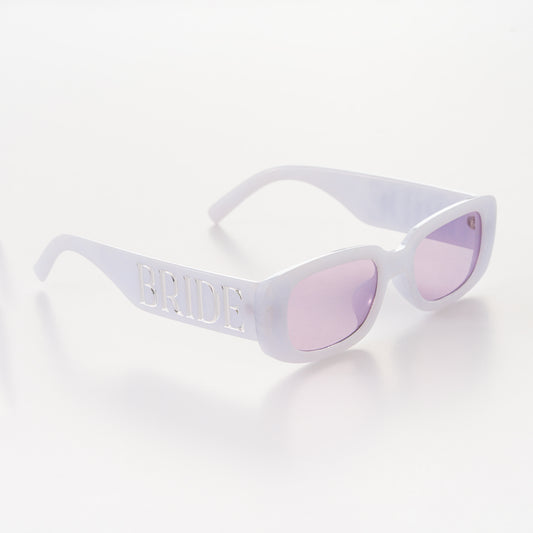 BRIDE MARBLE RECTANGULAR SUGLASSES