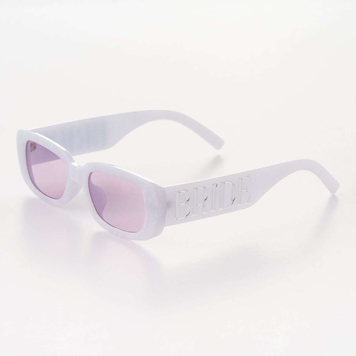 BRIDE MARBLE RECTANGULAR SUGLASSES