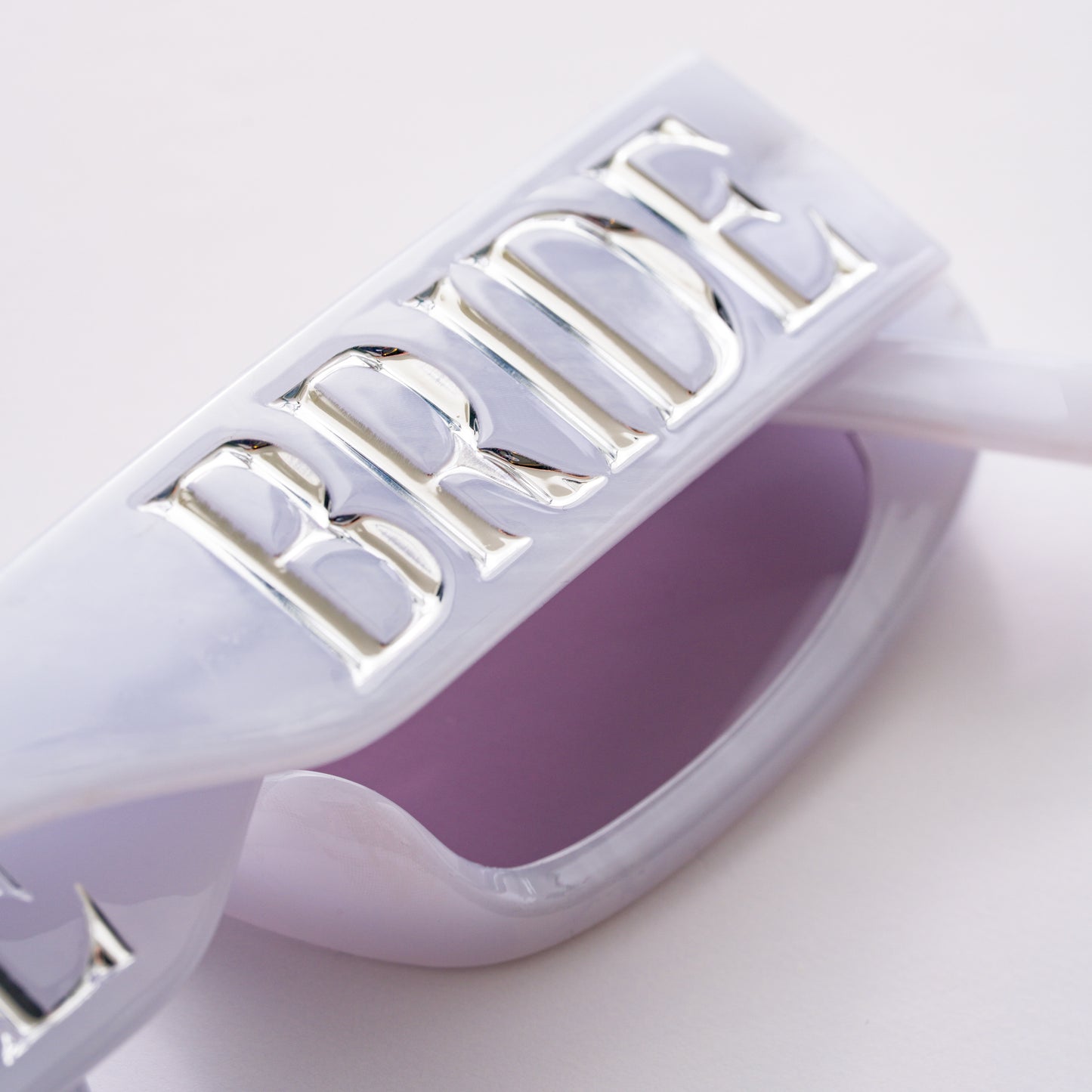 BRIDE MARBLE RECTANGULAR SUGLASSES