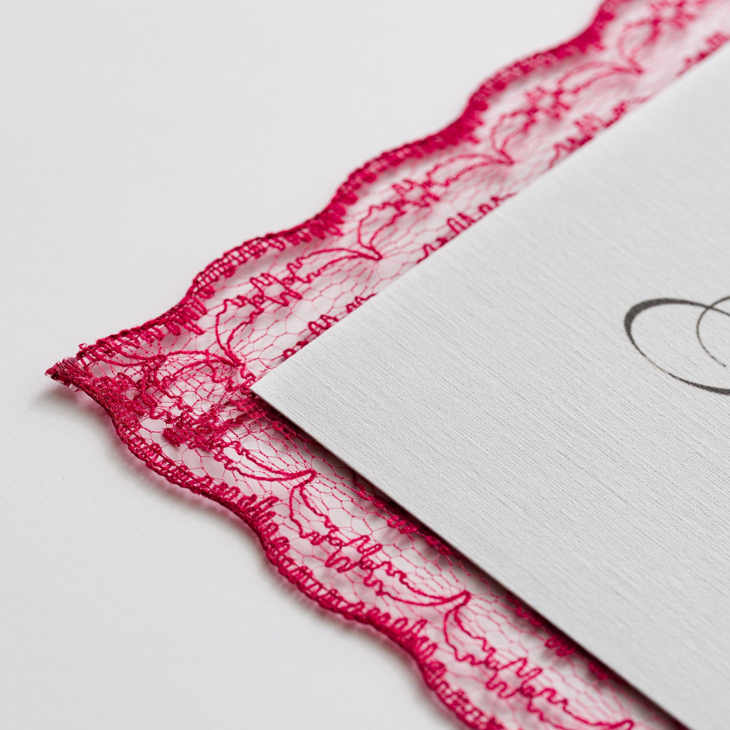 LACE TRIM WILL YOU BE MY CARD
