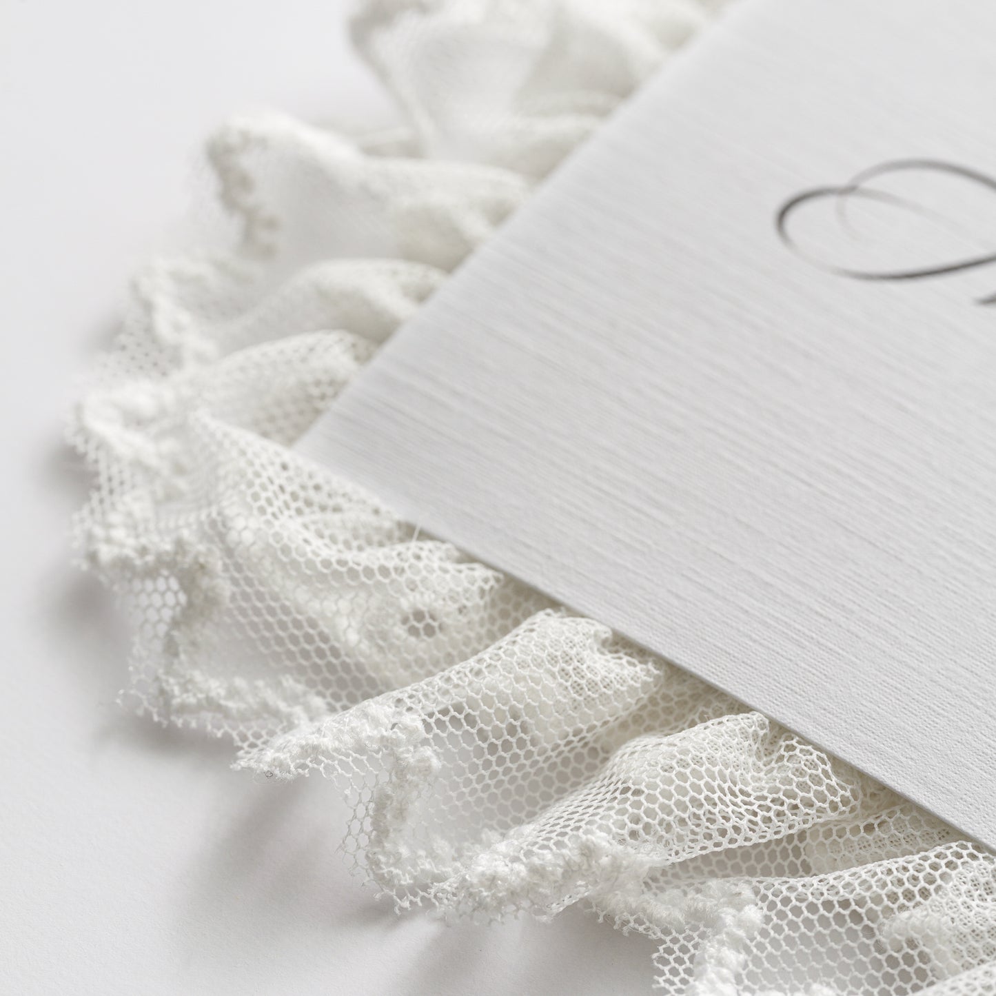 LACE FRILL WILL YOU BE MY CARD